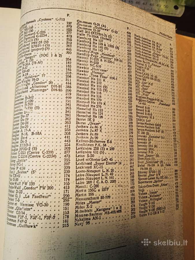 Uzsienietisku lektuvu zinynas 1939m - nuotraukos Nr. 17