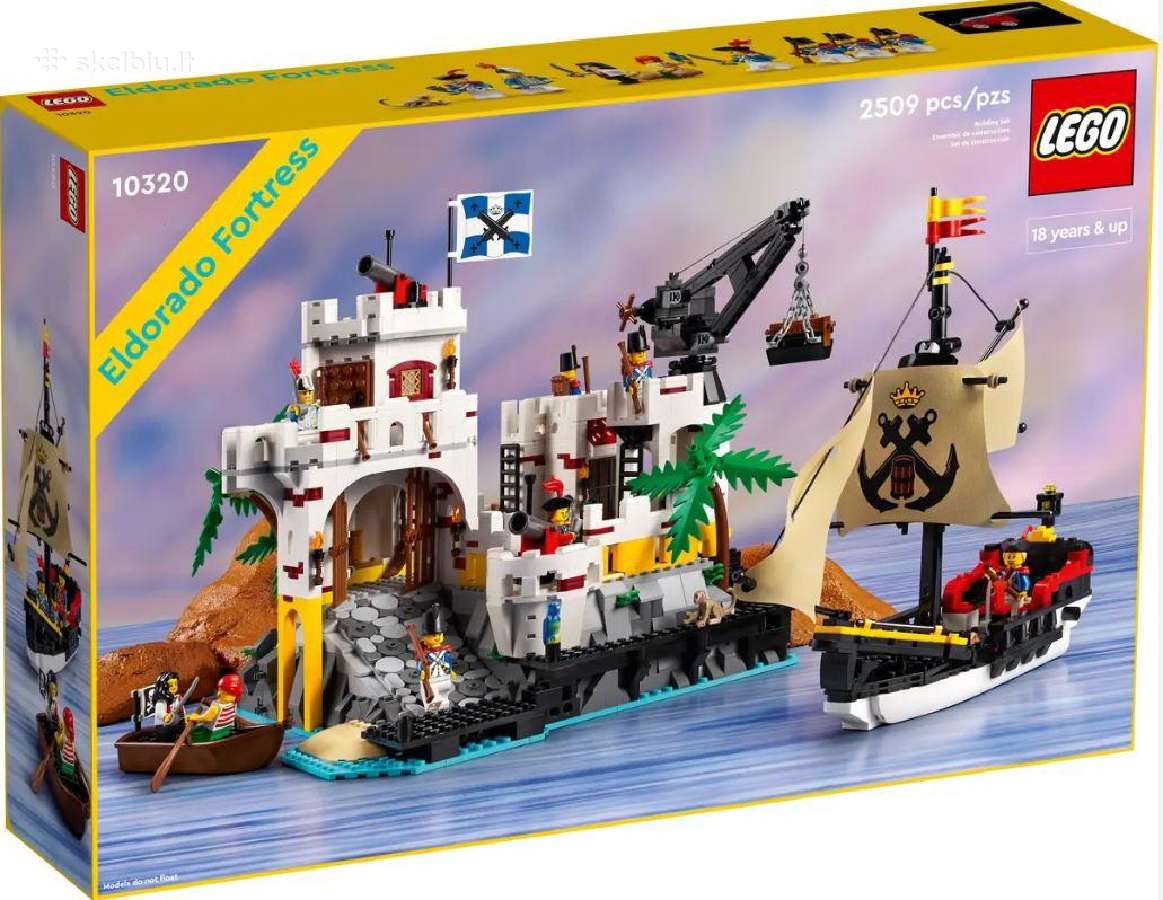 Lego Pirates 13020 Eldorado fortres nauja