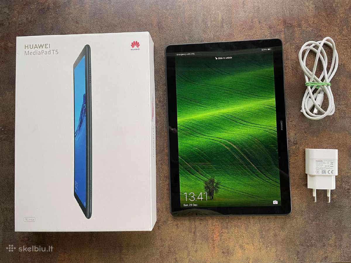 Puiki planšetė Huawei T5 su Sim tik 100 Eur