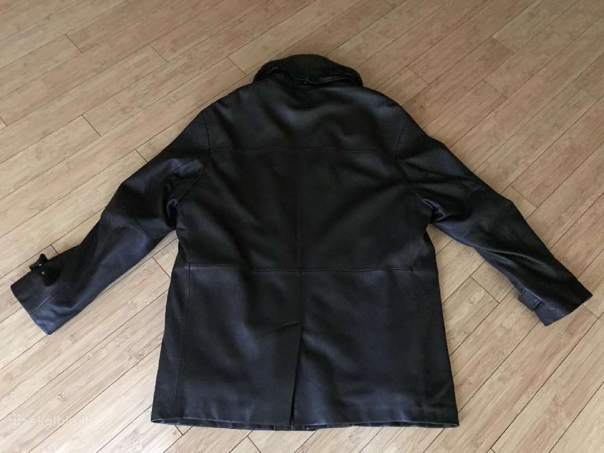 Pierre Cardin vyriška odinė striukė su kailiu - nuotraukos Nr. 8