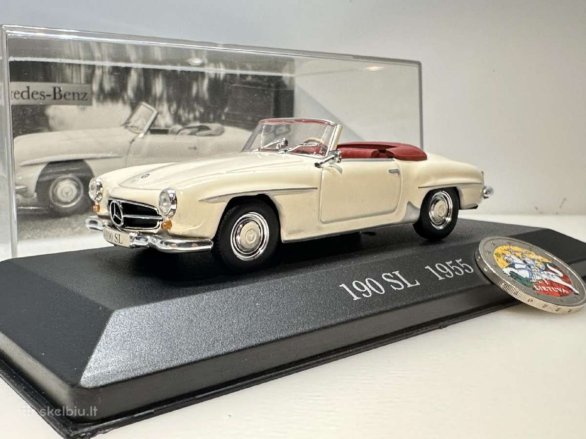 Mercedes-benz 190sl Cabrio 1955 1:43 De Agostini D