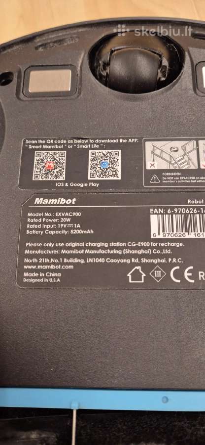 Siurblys robotas Mamibot Exvac900 - nuotraukos Nr. 7