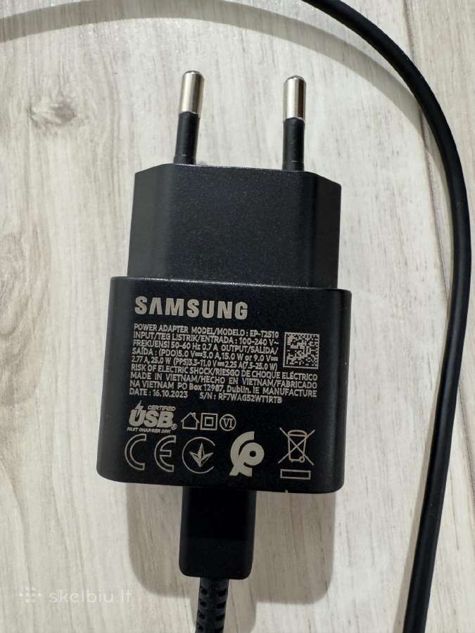 Nauji originalūs 25w Samsung pakrovėjai - nuotraukos Nr. 3