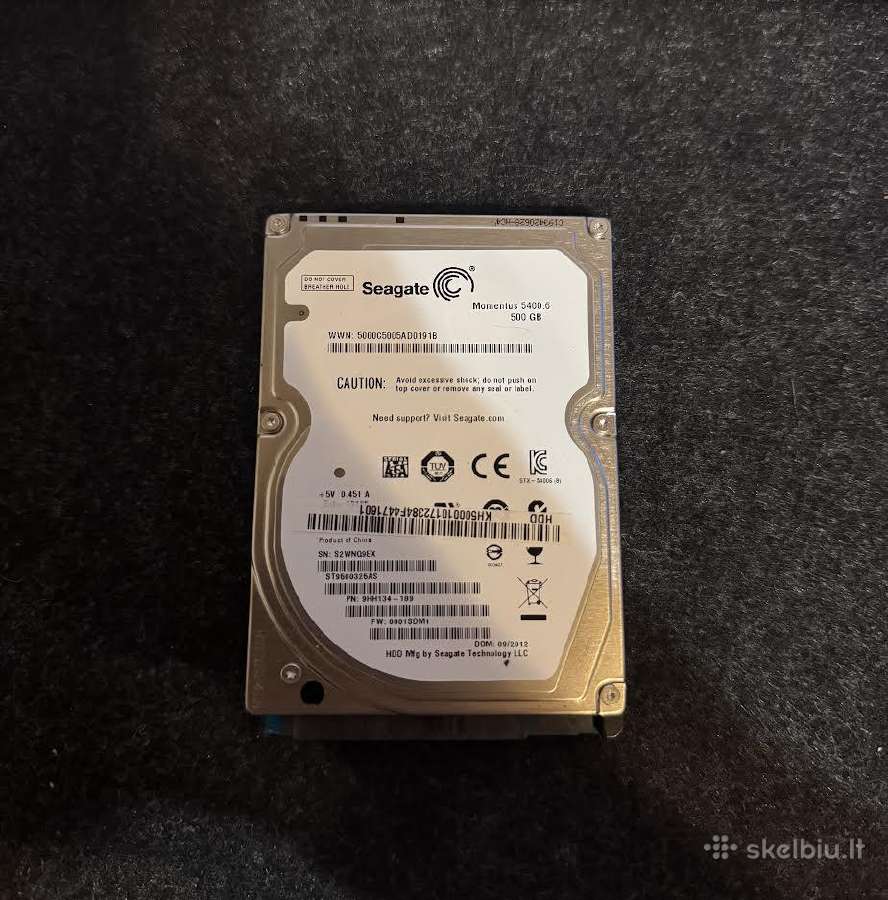 Seagate momentus 500gb 5400.6