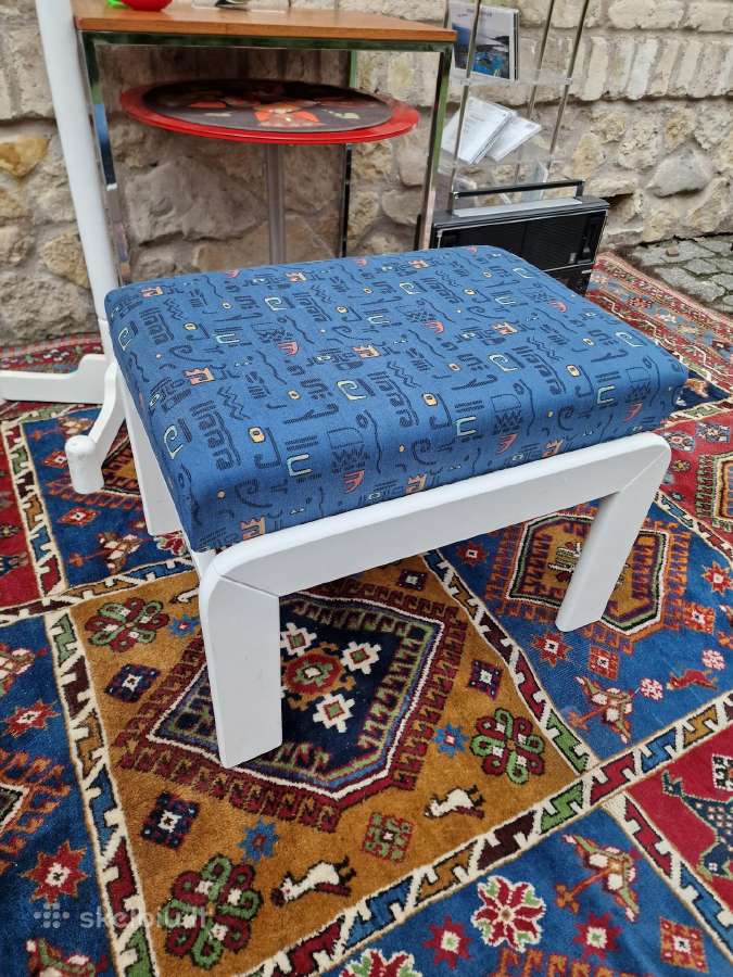 Vintažinis mid century pufas-kopetėlės - nuotraukos Nr. 20