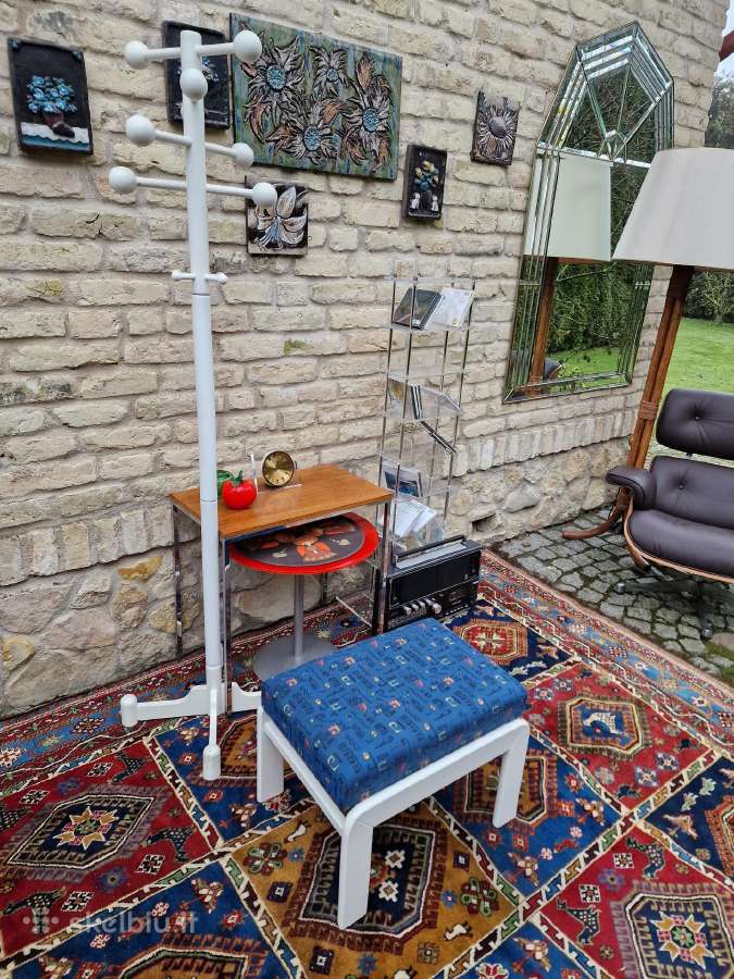 Vintažinis mid century pufas-kopetėlės - nuotraukos Nr. 23