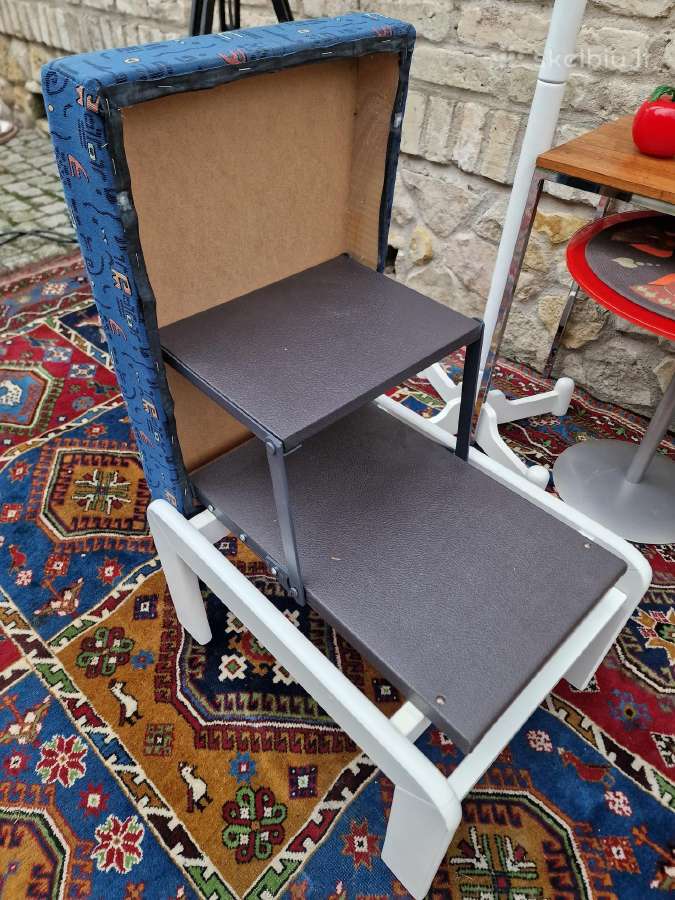 Vintažinis mid century pufas-kopetėlės - nuotraukos Nr. 27