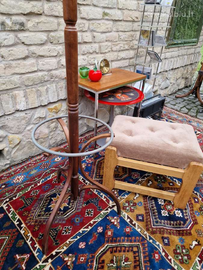 Vintažinė mid century medinė kabykla - nuotraukos Nr. 2