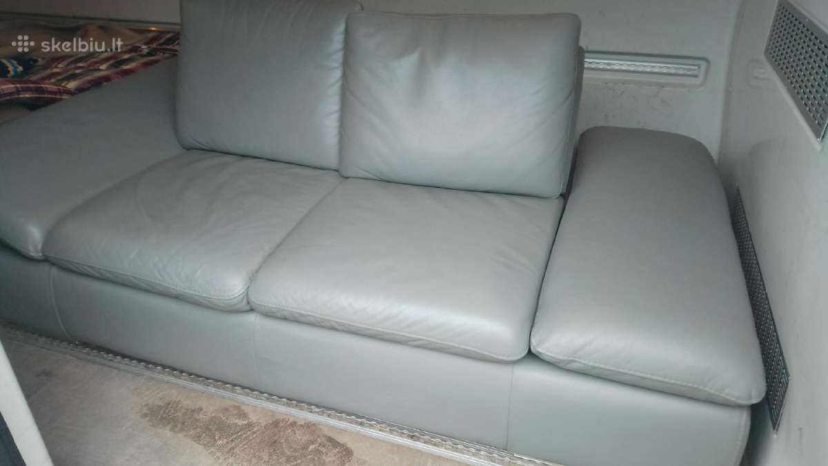 Odinė sofa su miegama vieta - nuotraukos Nr. 2