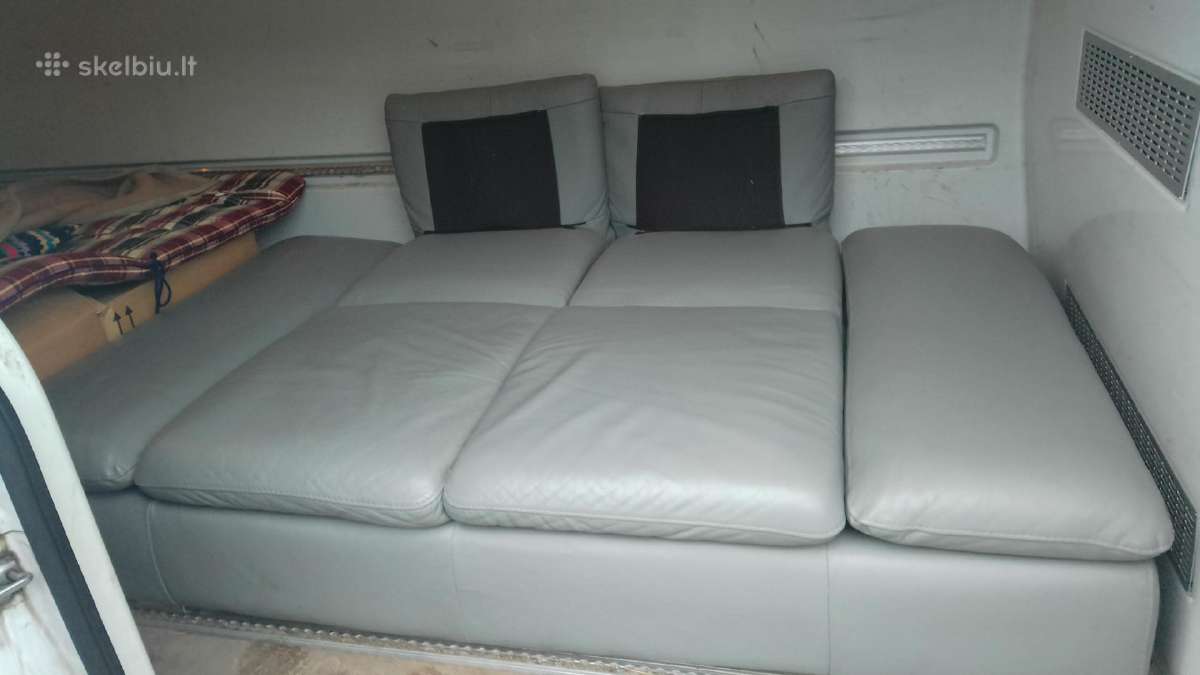 Odinė sofa su miegama vieta - nuotraukos Nr. 3