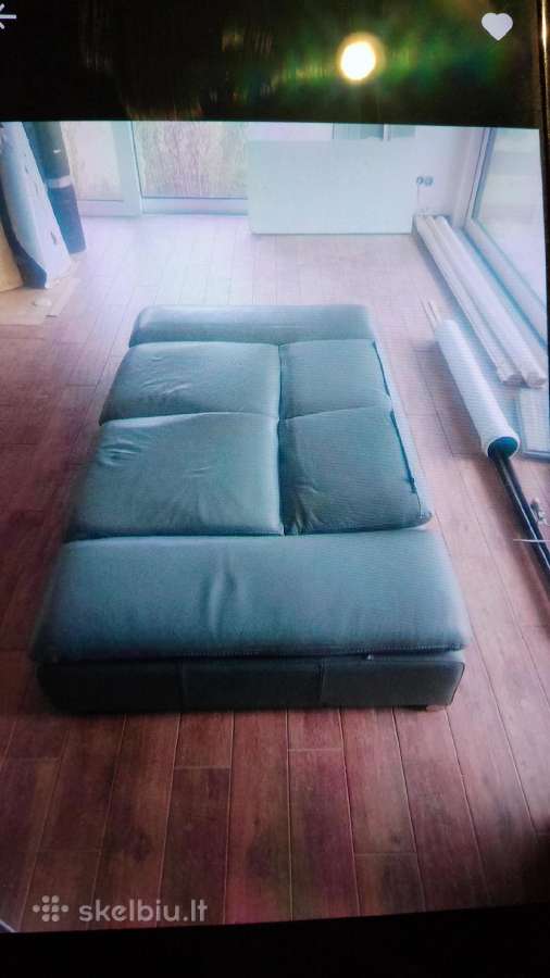 Odinė sofa su miegama vieta - nuotraukos Nr. 5