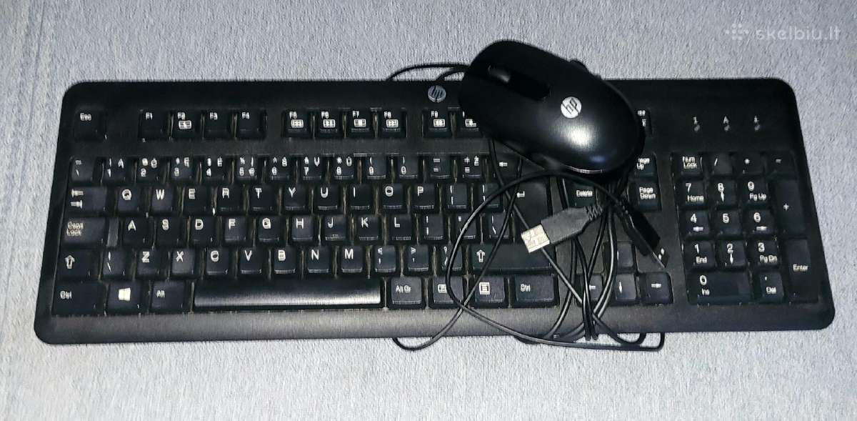 Hp klaviatūra ir pelė