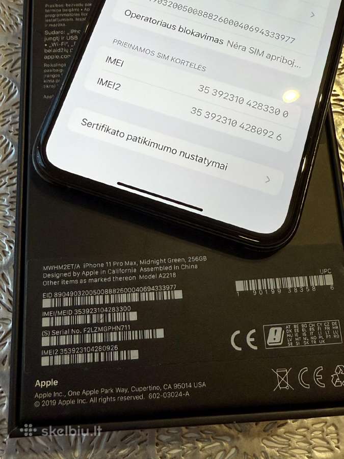 Apple iPhone 11 Pro Max 256 GB