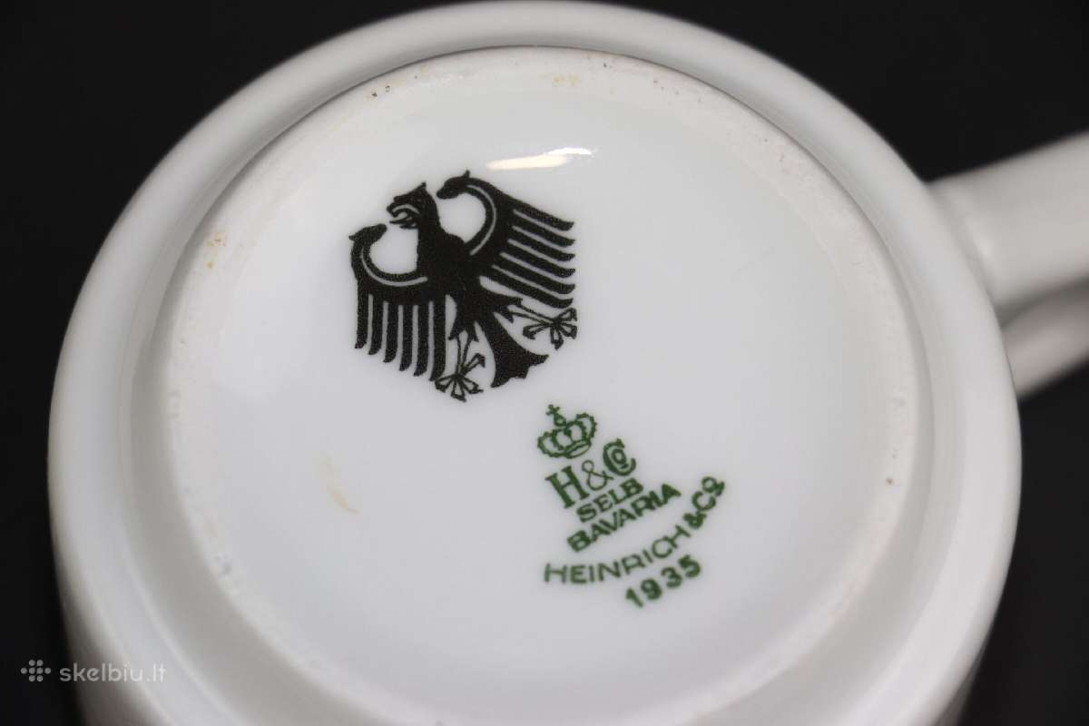 Puodelis porcelianas "Heinrich & Co" kaina 55eurai - nuotraukos Nr. 6