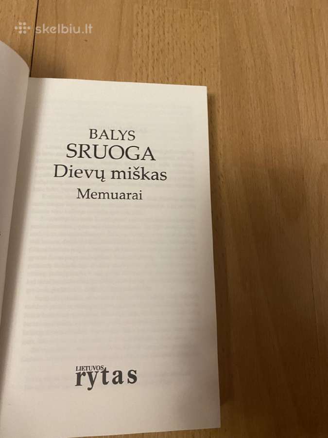 Parduodama nauja knyga Dievu miškas - nuotraukos Nr. 2