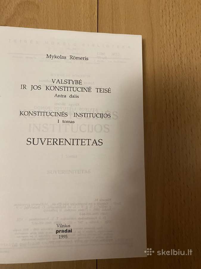 Parduodama knyga Suverenitetas - nuotraukos Nr. 2