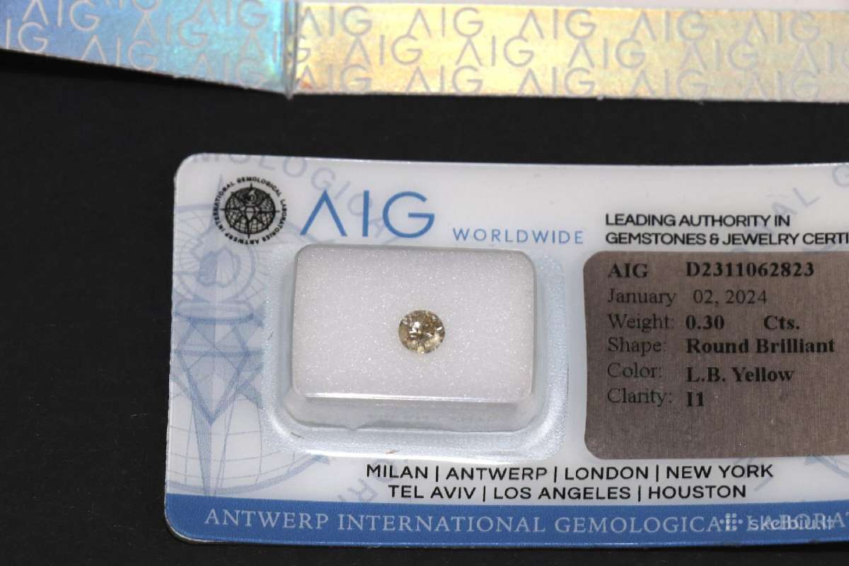 Deimantas, 0.30 ct, 4.38 x 4.35 x 2.53 мм kaina450 - nuotraukos Nr. 5