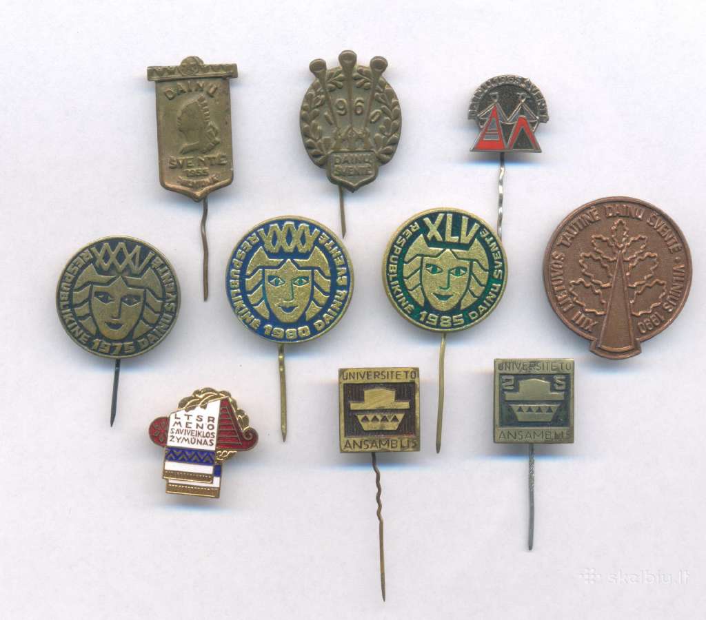 1955 - 1990 Dainų šventės + Meno žymūnas