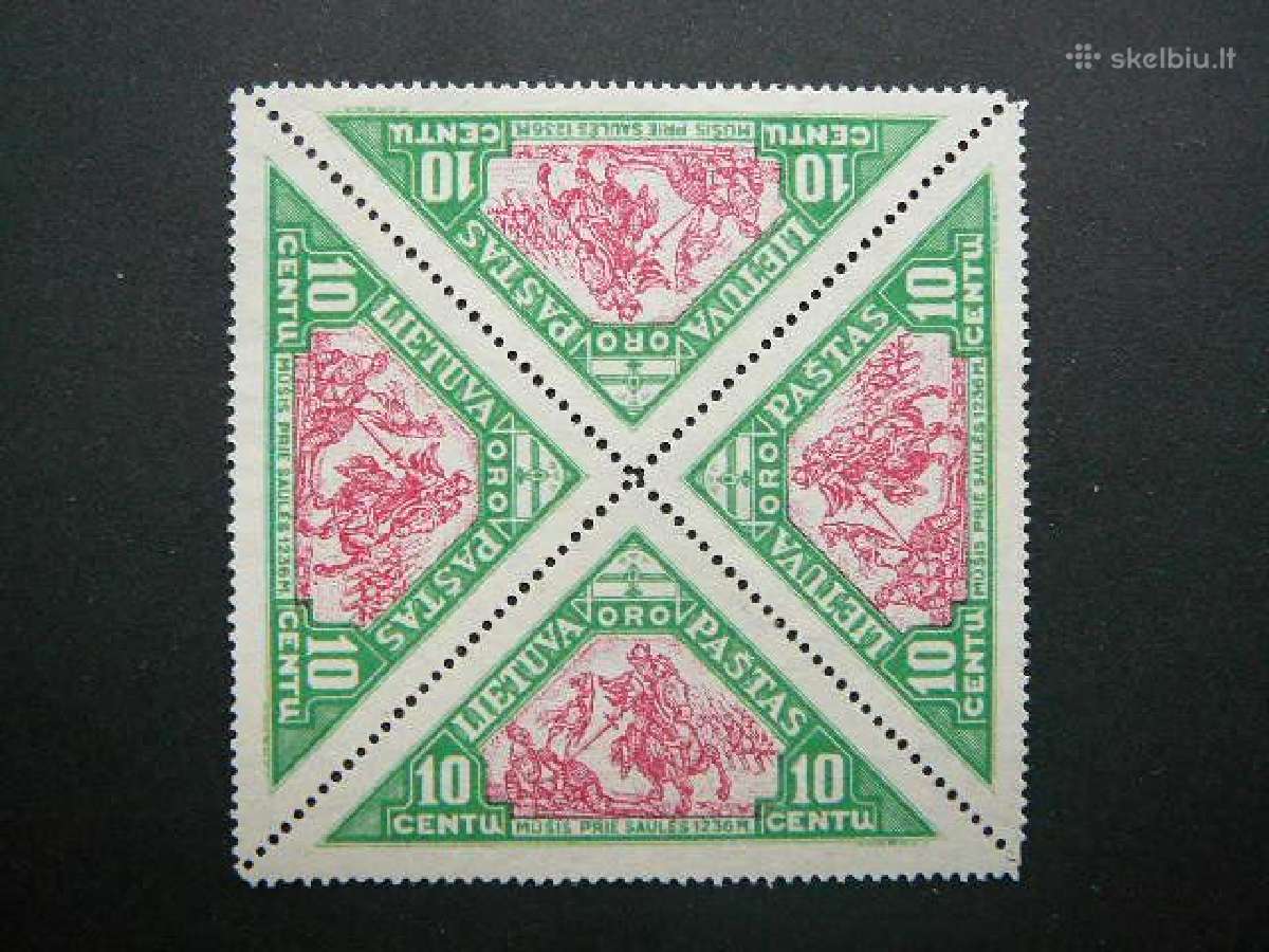 Lietuva 1932 Septyndieniai Mng kvartbl. lit341ka
