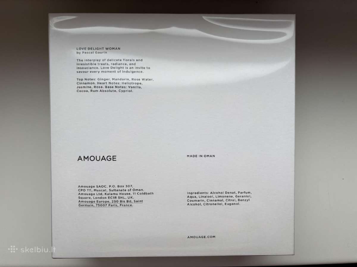 Amouage Love delight - nuotraukos Nr. 3