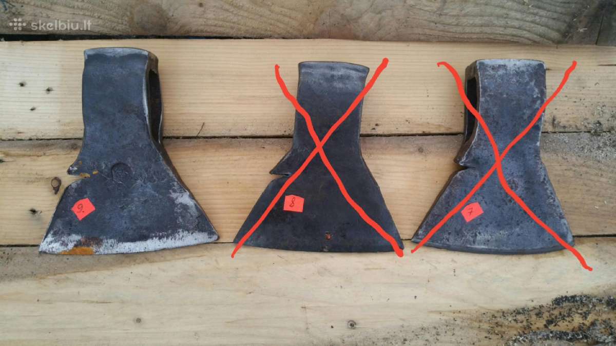 Kirvis ūkinis 1,375kg svorio tarybinio laikmečio