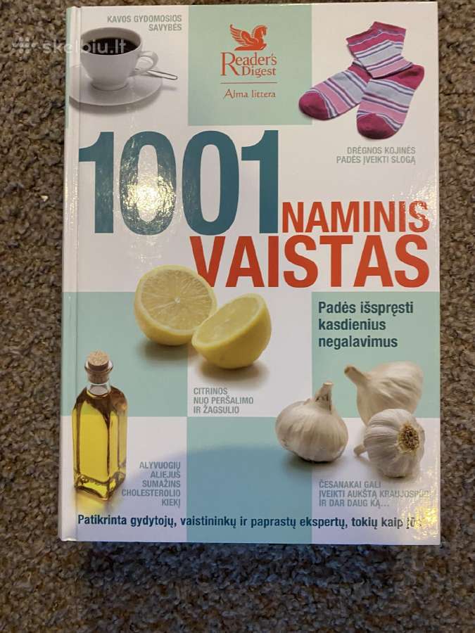 Parduodama knyga 1001 naminis vaistas
