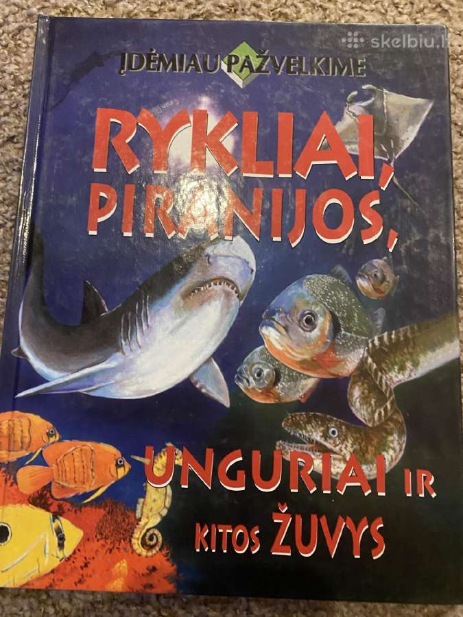 Parduodama knyga apie žuvis