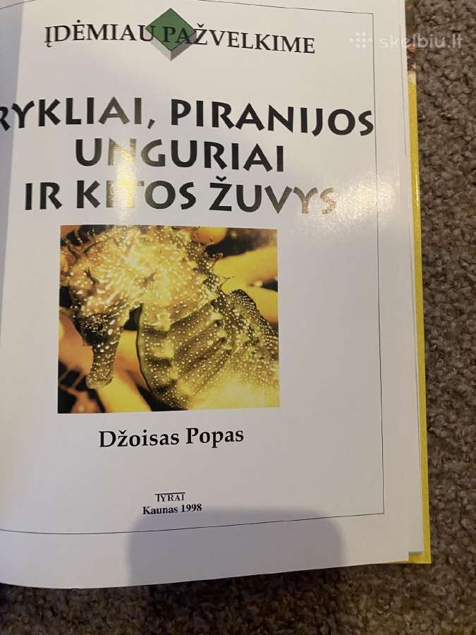 Parduodama knyga apie žuvis - nuotraukos Nr. 2