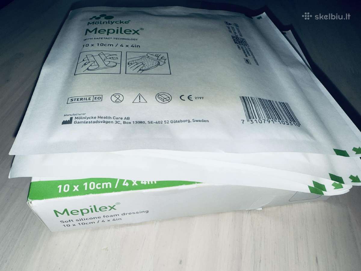 Mepilex 10x10 silikoniniai tvarsčiai - nuotraukos Nr. 2