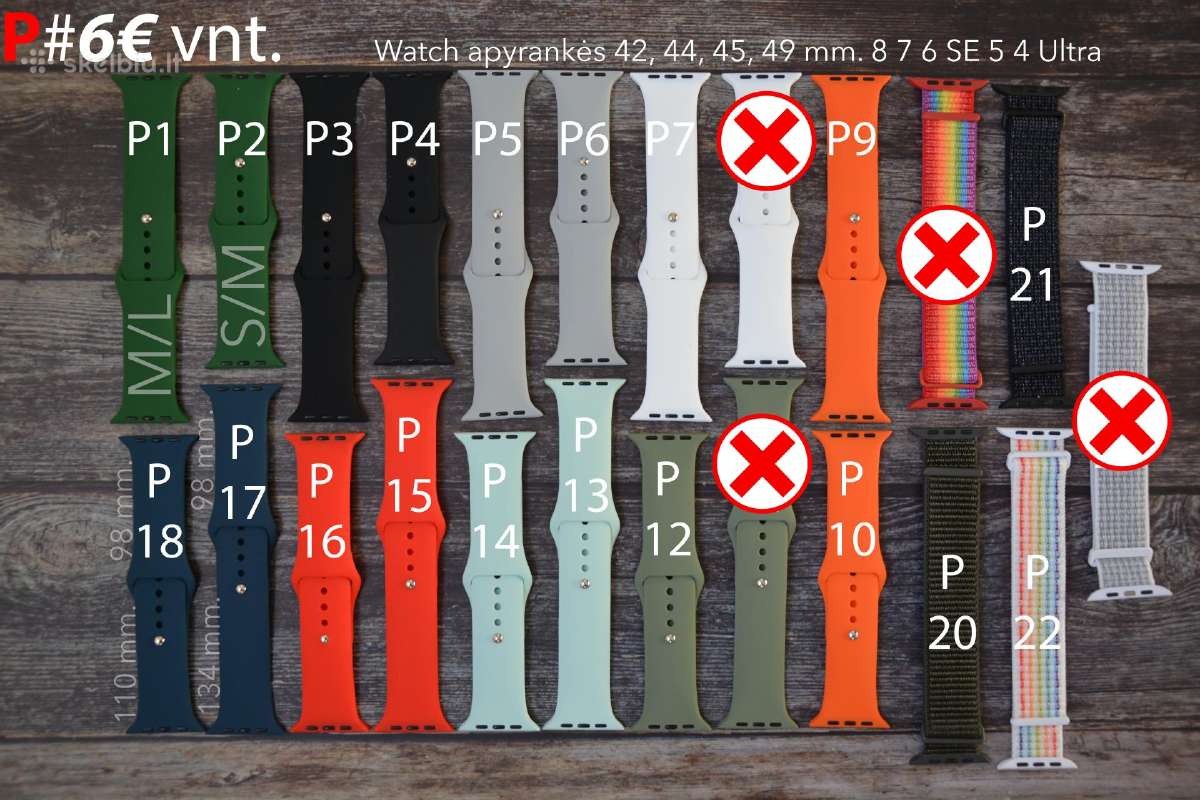 Apyrankės Garmin 20, 22, 26mm. (8.12) - nuotraukos Nr. 6