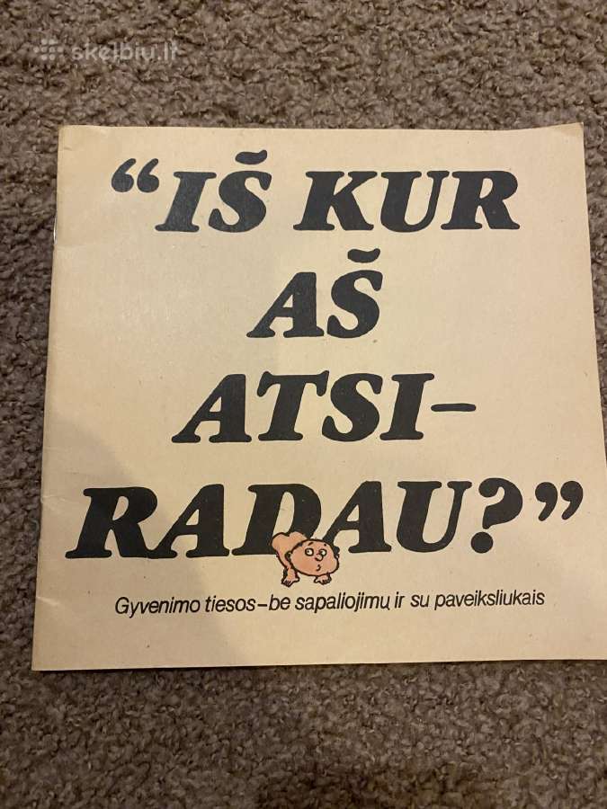 Parduodama knyga Iš kur aš atsiradau