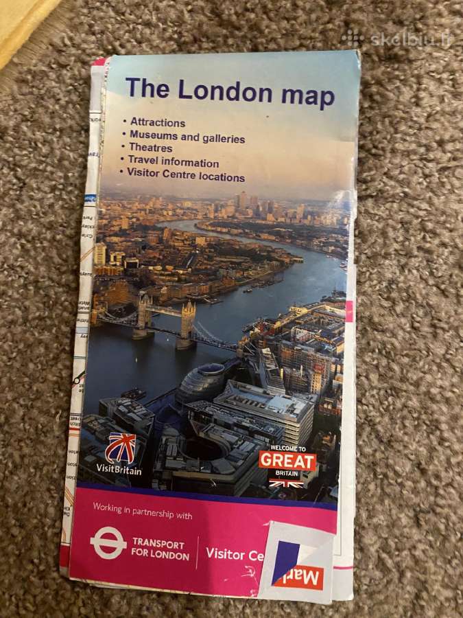 Parduodami Londono, Vilniaus žemelapiai