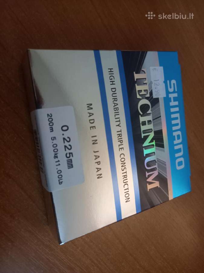 Shimano technium monofilomentinis valas