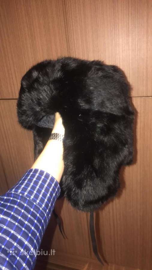 Ušanka Didelė Kepurė Žieminė Unisex