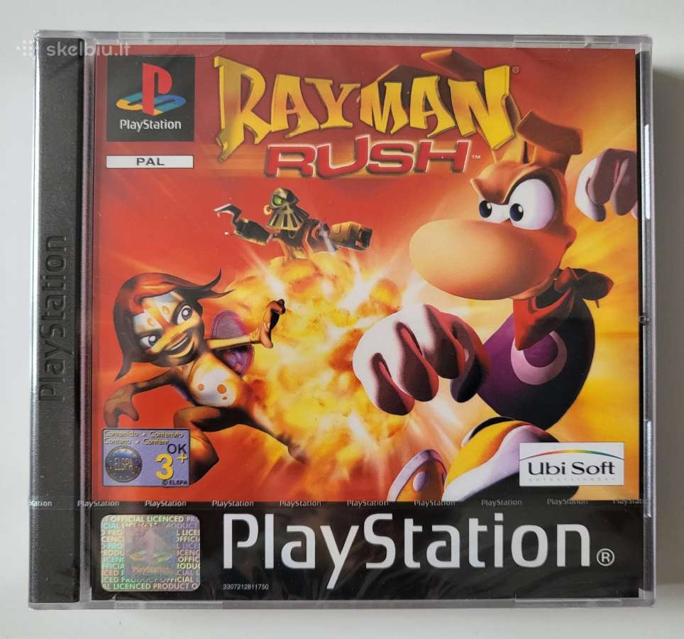 Rayman Rush Ps1 Sony Playstation video zaidimas