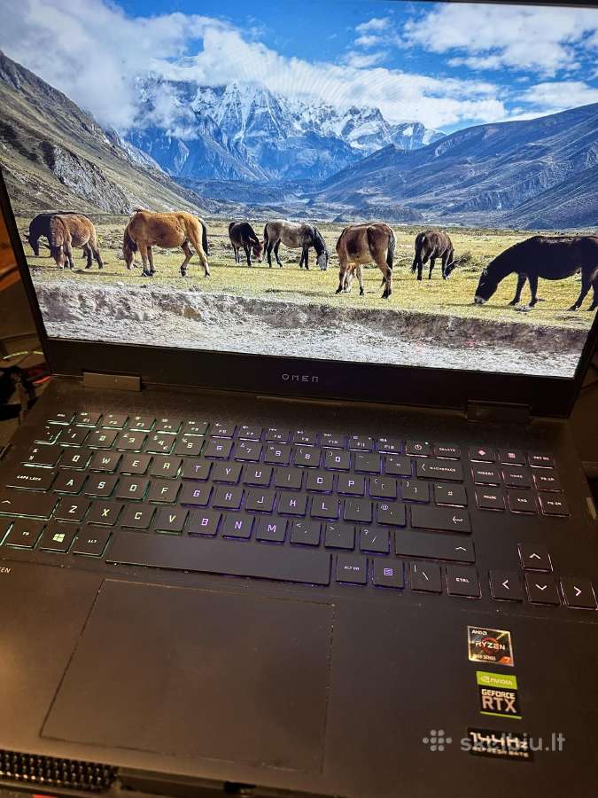 Hp Omen Rtx 3060, Ryzen 7 5800h, 144hz - Skelbiu.lt