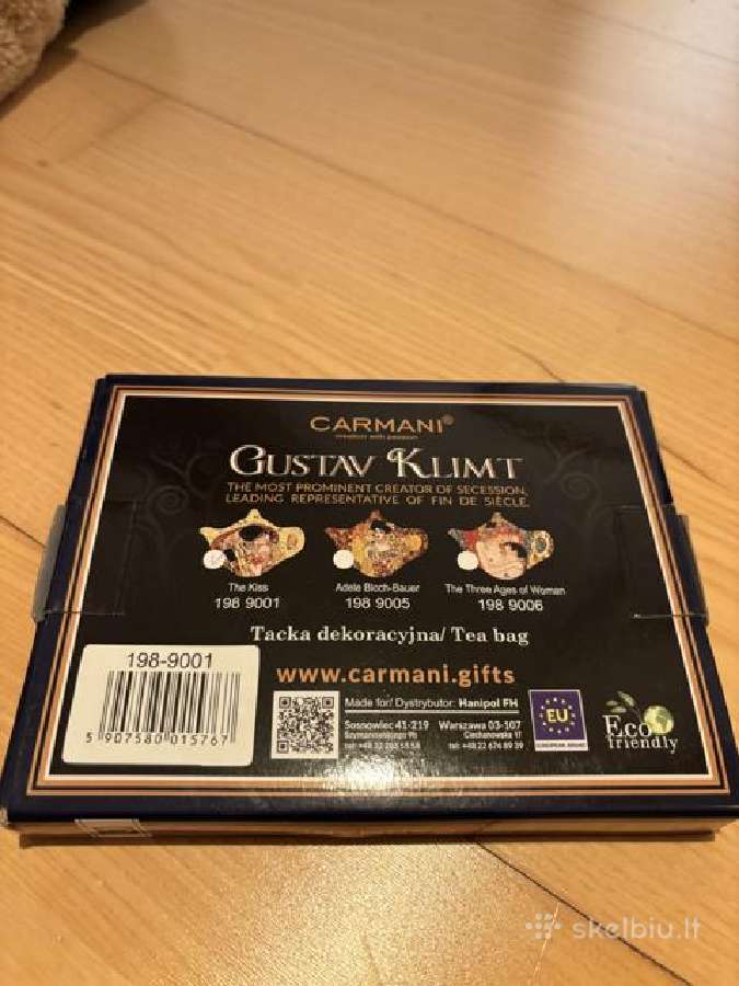 Carmani Klimt arbatos lėkštutė - nuotraukos Nr. 2