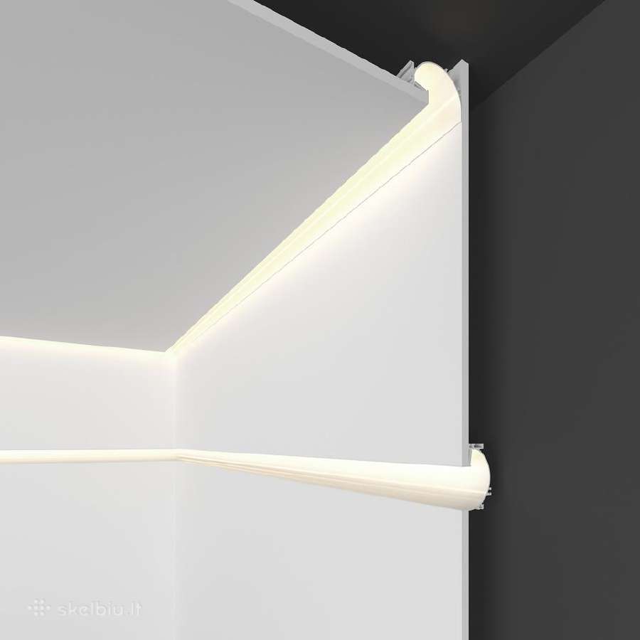 Naujas LED profilis Taglio Di Luce Indirect Reces