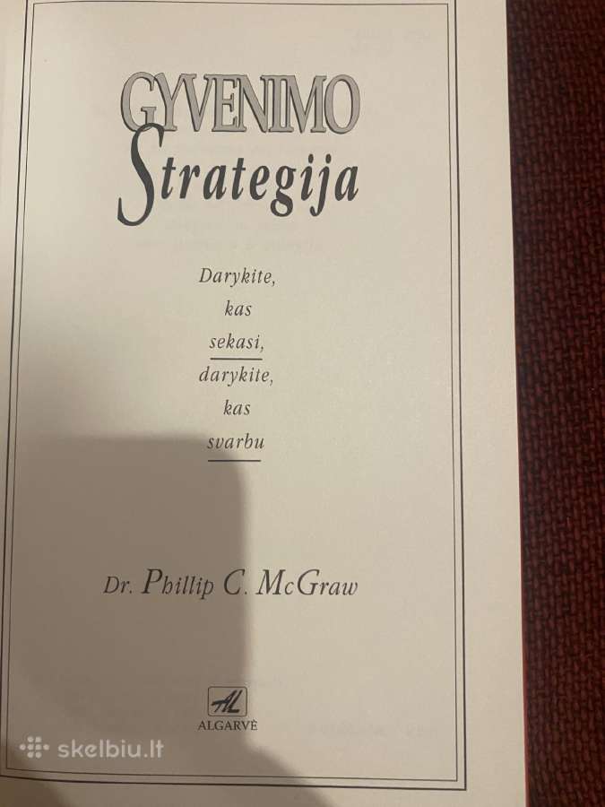 Parduodama knyga Gyvenimo strategija - nuotraukos Nr. 2