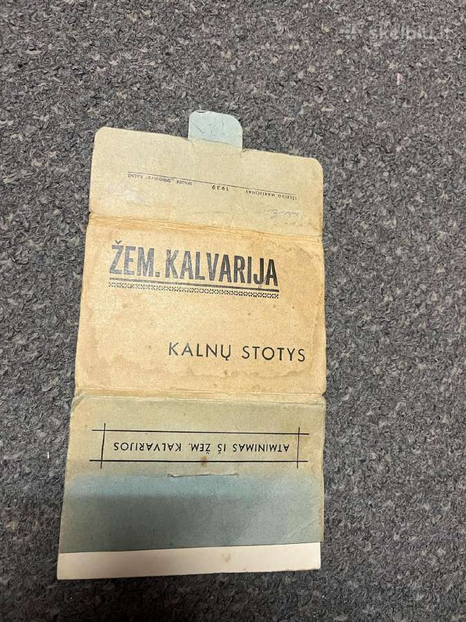 Lankstinys. Žem.kalvarija. Kalnų Stotys. 1939 m. - nuotraukos Nr. 2