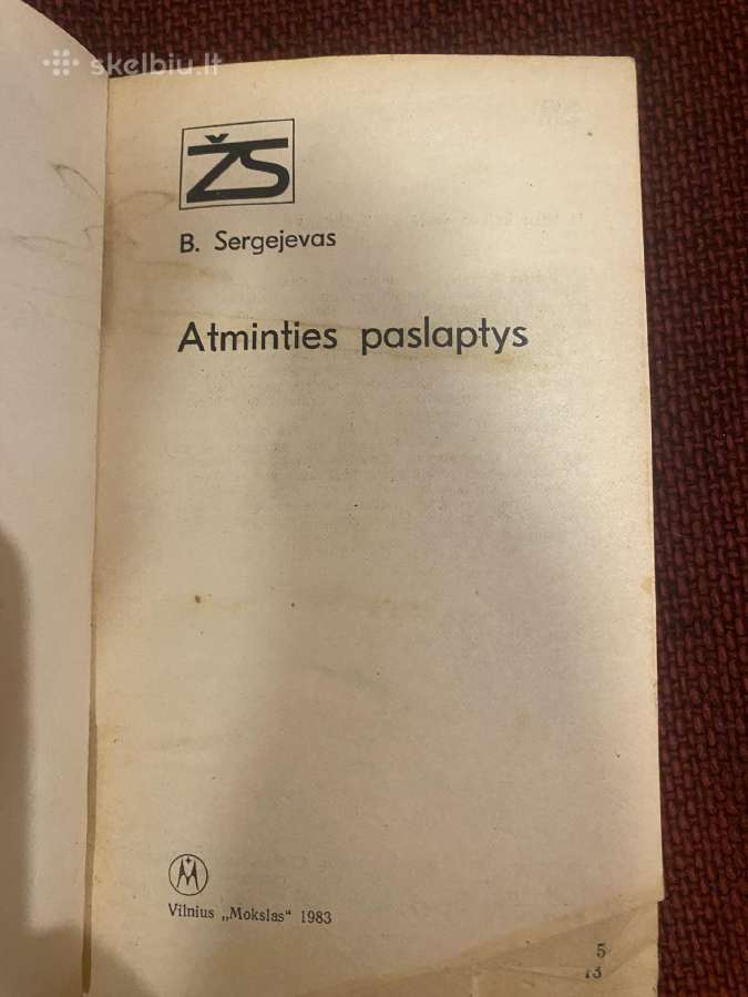 Parduodama knyga Atminties paslaptys - nuotraukos Nr. 2