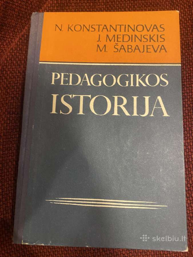Parduodama knyga Pedagogikos istorija