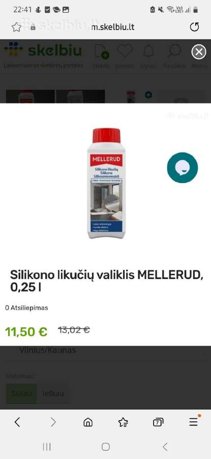Silikono likučių valiklis