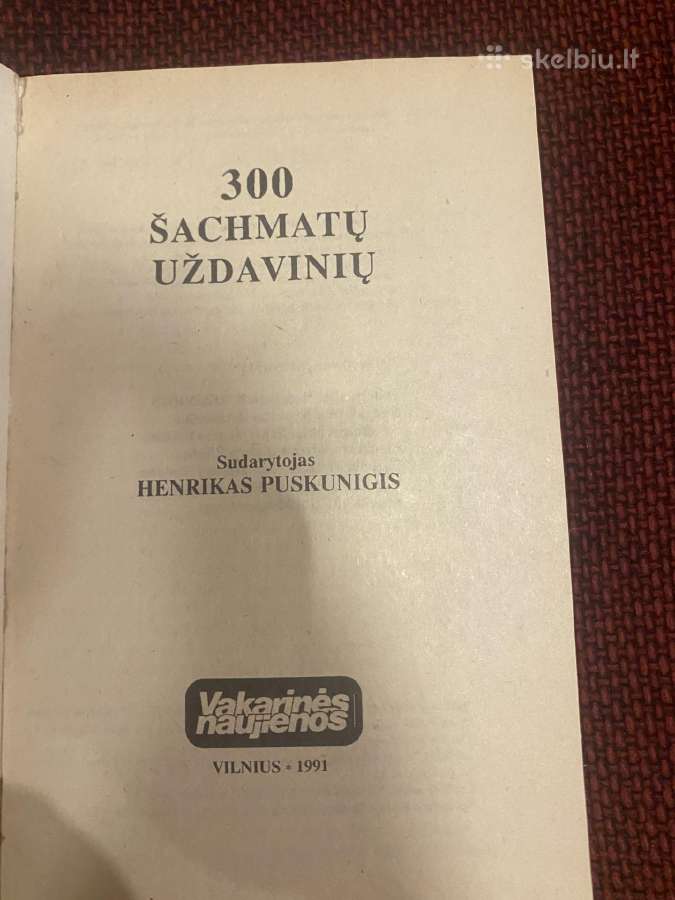 Knyga 300 šachmatu uždaviniu - nuotraukos Nr. 2
