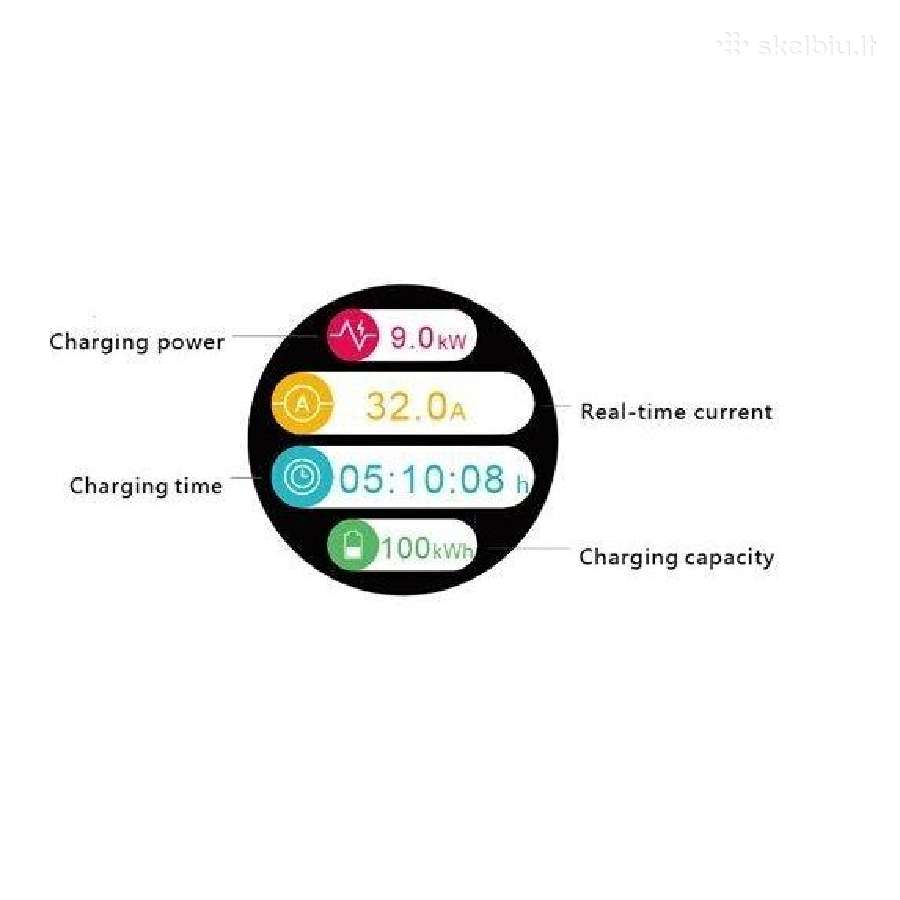 11kw 3 Fazių wallbox krovimo stotele Wb20 su Wi-fi - nuotraukos Nr. 6