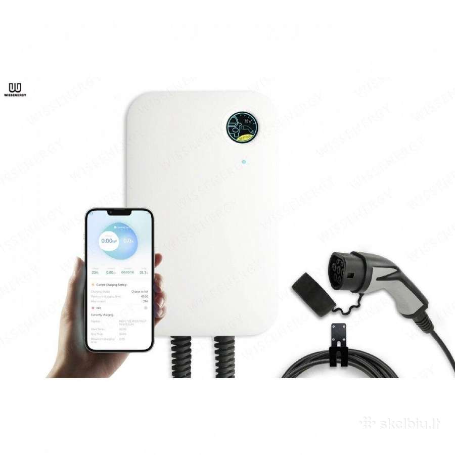 11kw 3 Fazių wallbox krovimo stotele Wb20 su Wi-fi - nuotraukos Nr. 3
