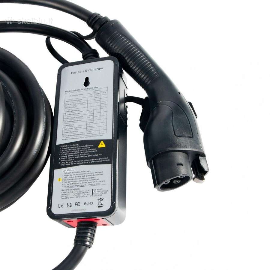 Įkrovimo laidai 220v - Type 1 su laiko funkcija - nuotraukos Nr. 9