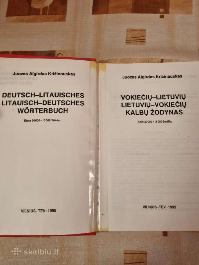 Vokiečių - lietuvių kalbų žodynas - nuotraukos Nr. 2