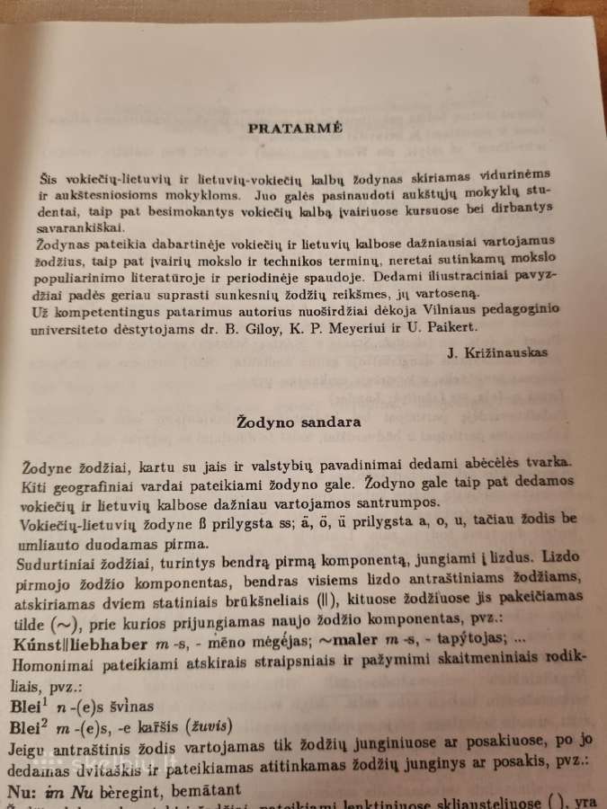 Vokiečių - lietuvių kalbų žodynas - nuotraukos Nr. 3