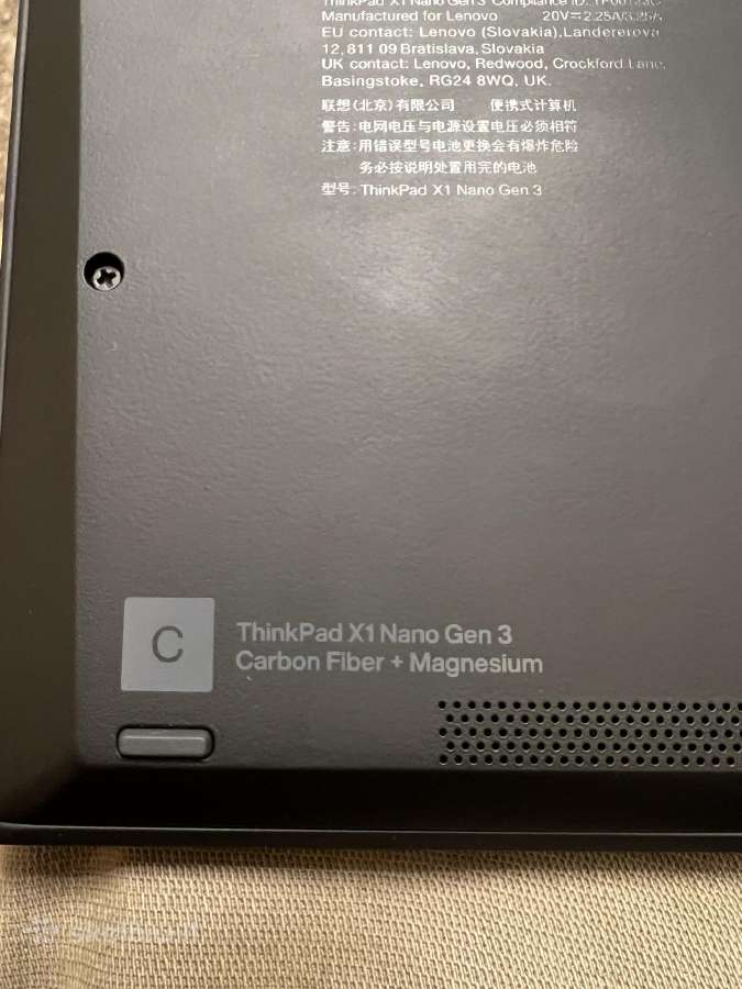 Lenovo X1 Nano Gen 3 i7 16 GB 1 TB - nuotraukos Nr. 6